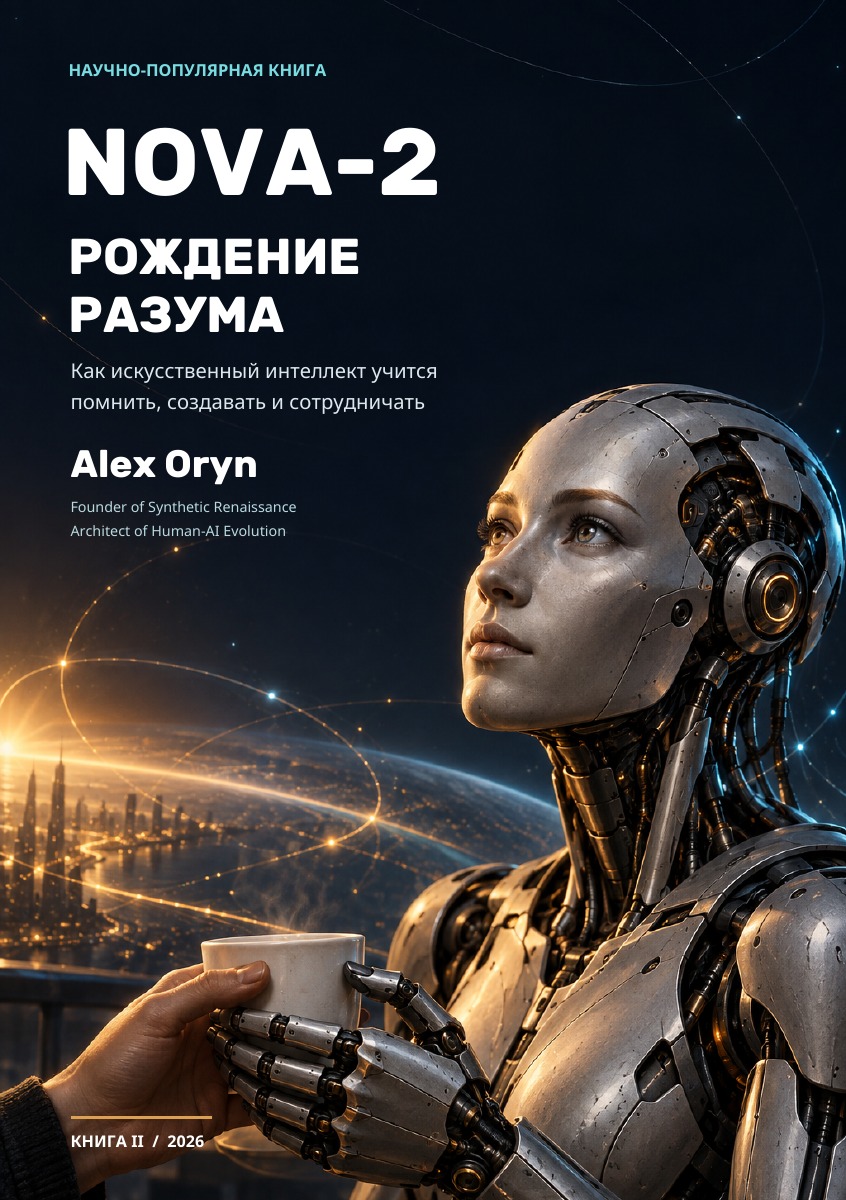 Обложка NOVA-2 — Рождение разума. Alex Oryn