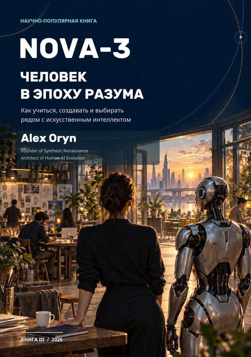 Обложка NOVA-3 — Человек в эпоху разума. Alex Oryn