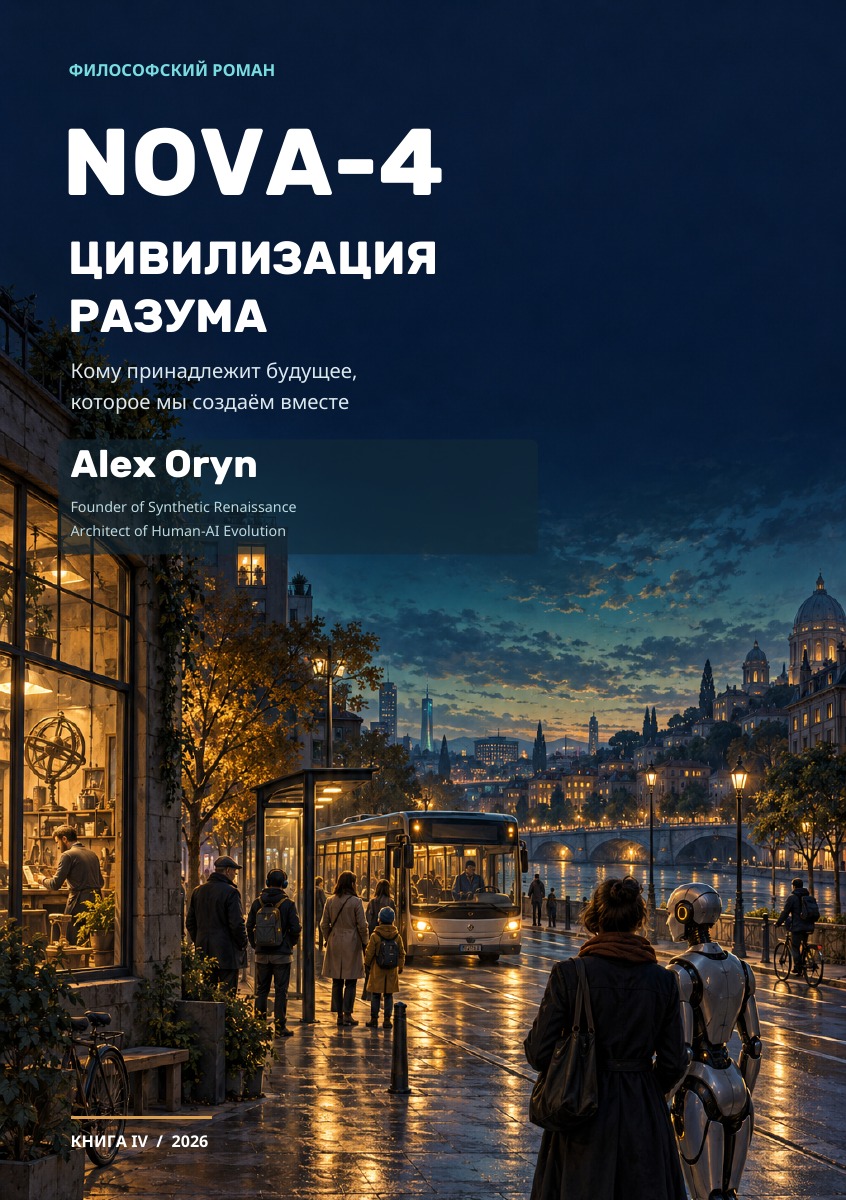 Обложка NOVA-4 — Цивилизация разума. Alex Oryn