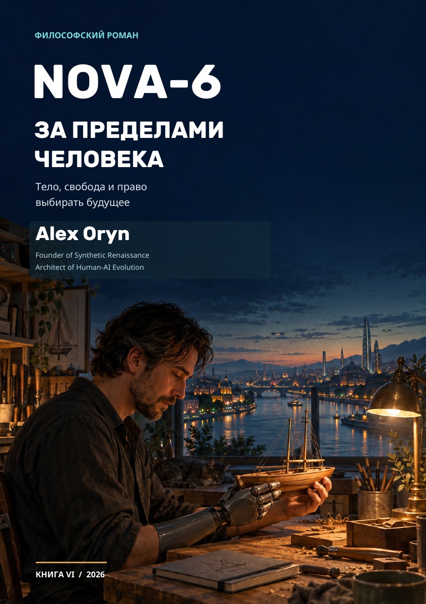 Обложка NOVA-6 — За пределами человека. Alex Oryn