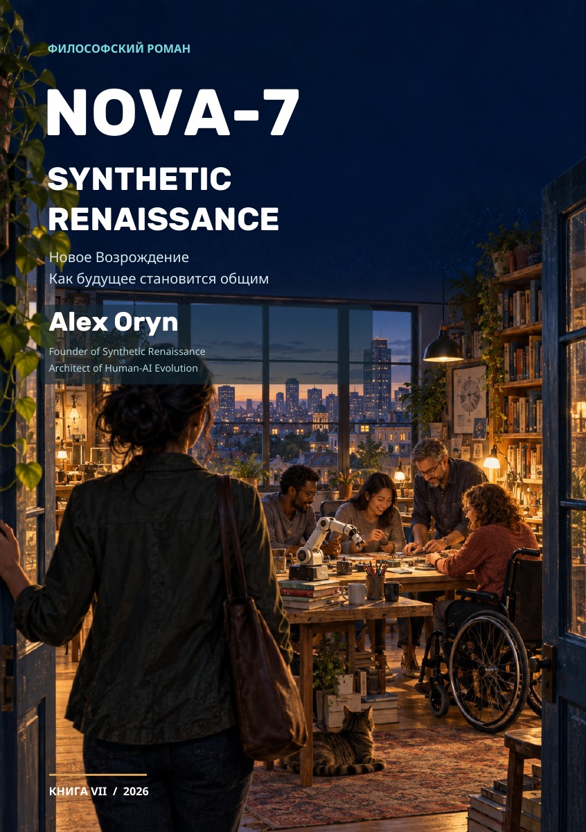 Обложка NOVA-7 — Synthetic Renaissance. Alex Oryn